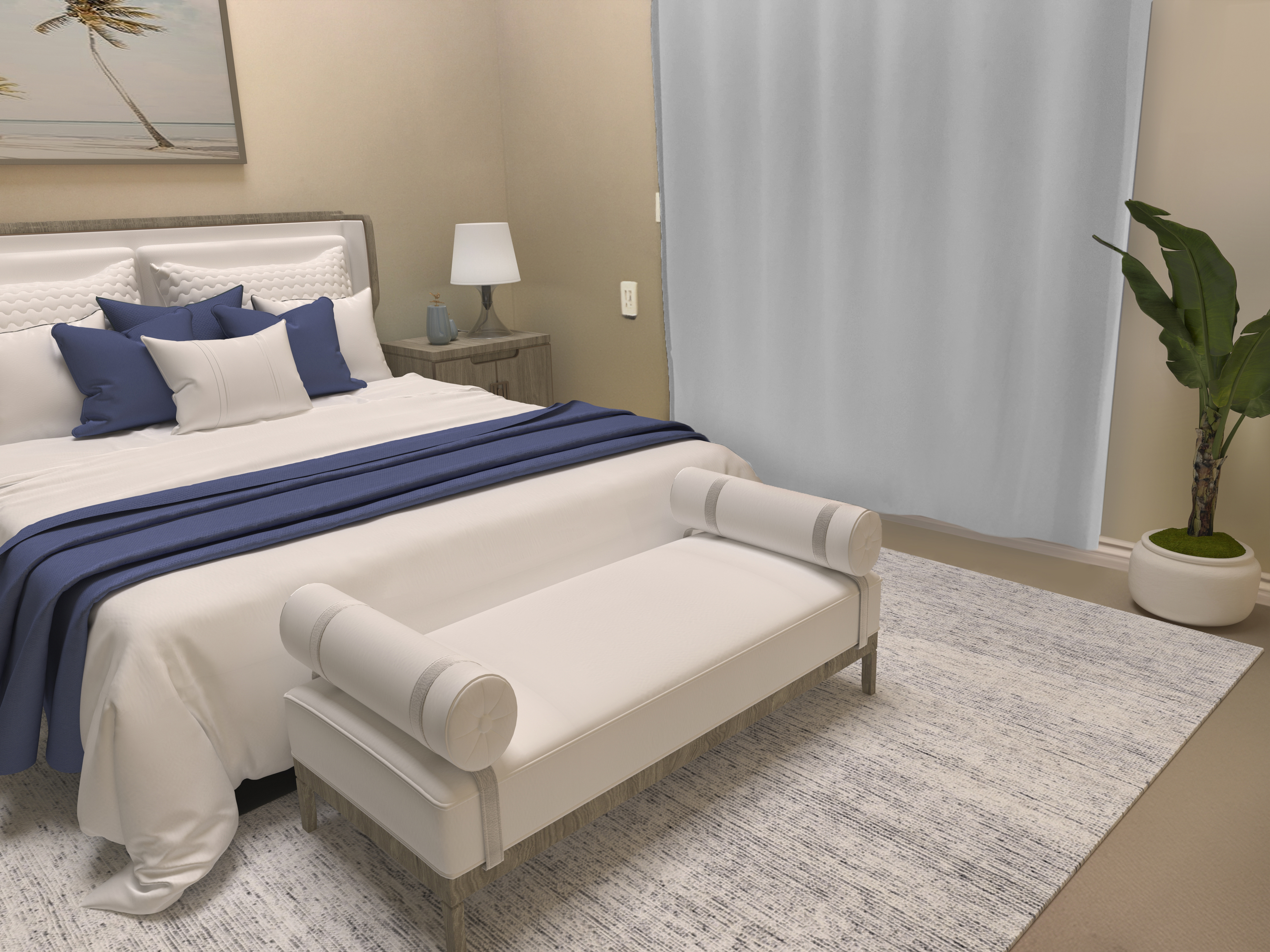 Residential bedroom at Trinity Behavioral Health